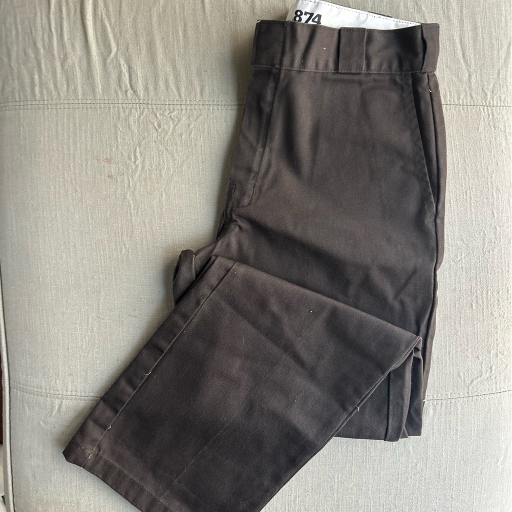 Dickies Black Chinos Straight-Leg Pants 874 like new. Never worn.